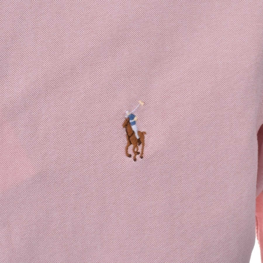 Alternative Image for ProductRalph Lauren Slim Fit Oxford Shirt Pink3